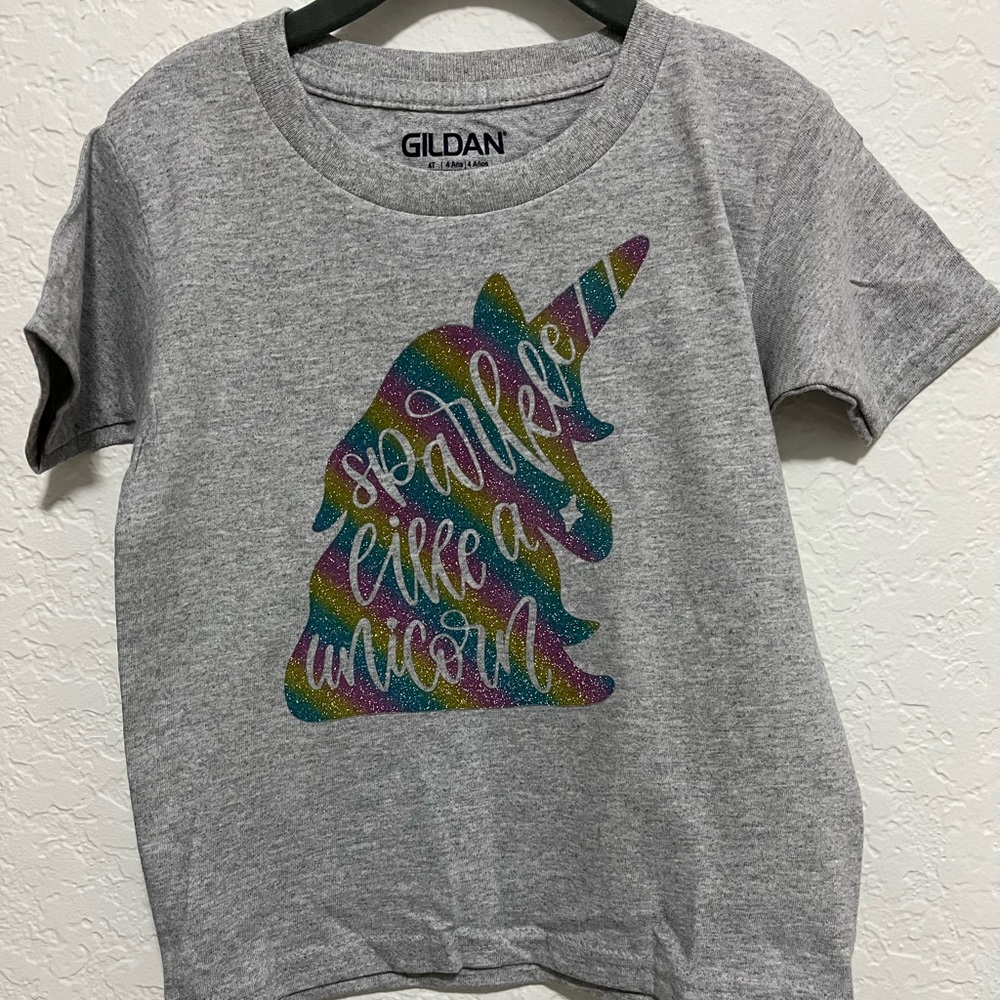 Unicorn sparkle shirt